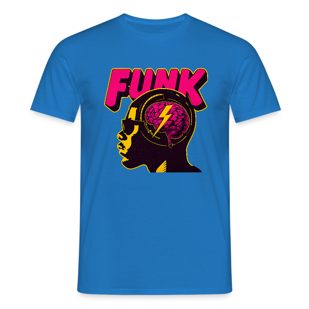 Funk Head, T-shirt herr - kungsblå