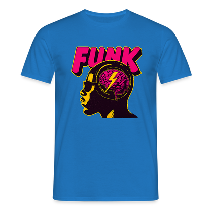 Funk Head, T-shirt herr - kungsblå