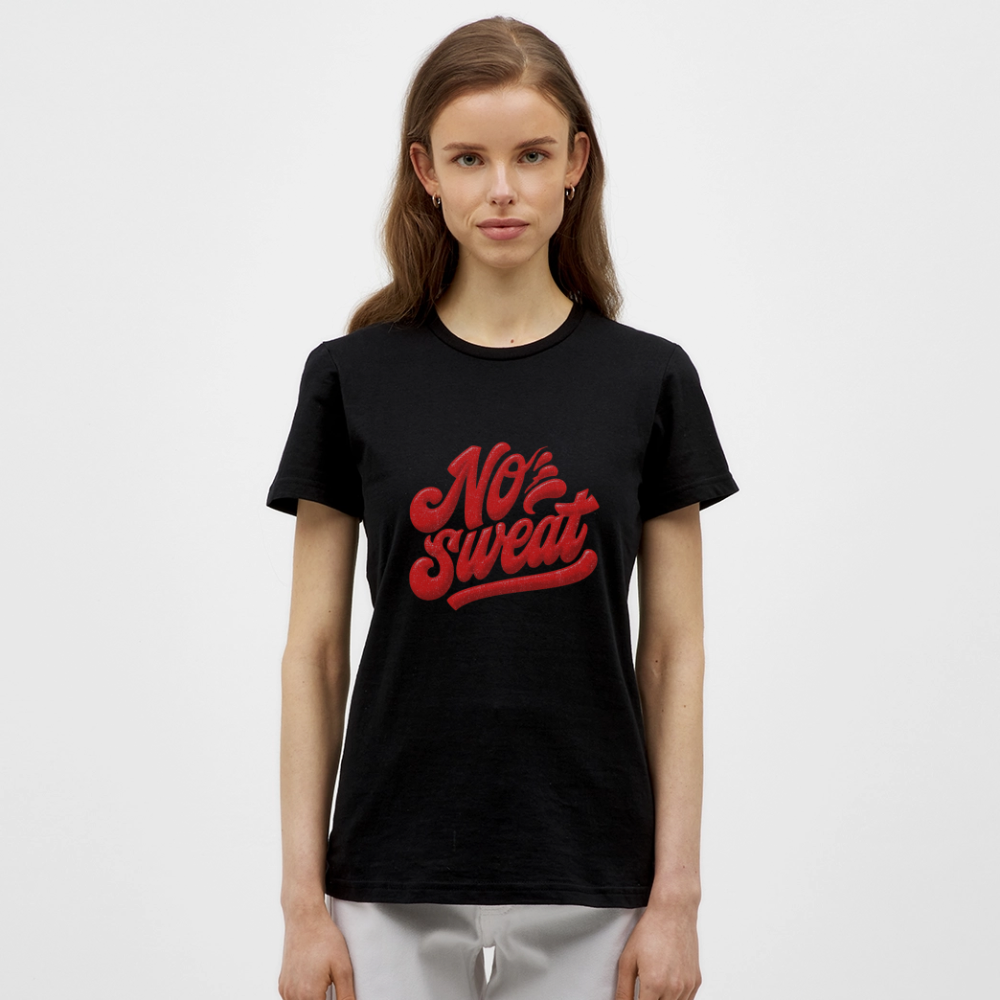 No Sweat, T-shirt dam - svart
