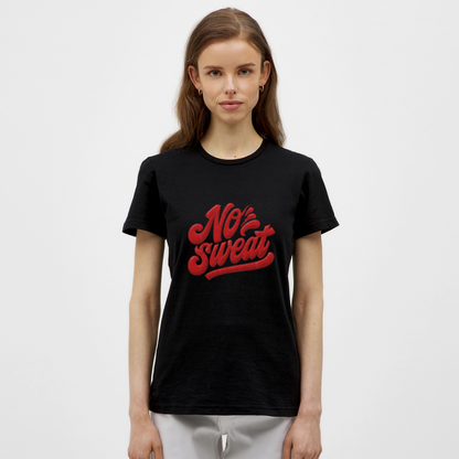 No Sweat, T-shirt dam - svart