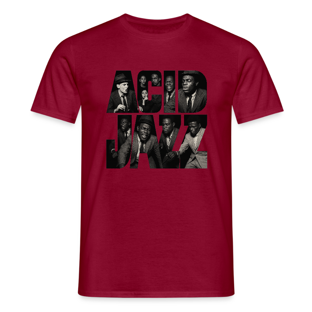 80s Club Jazzdance, T-shirt herr - tegelröd