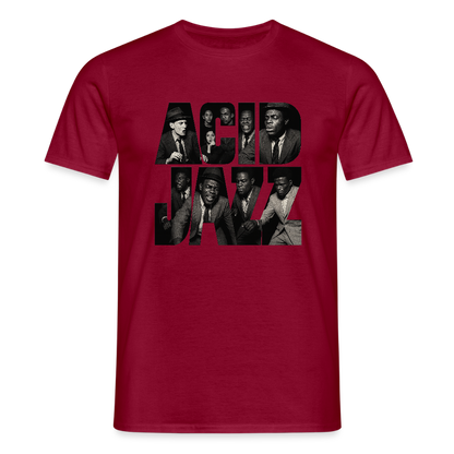 80s Club Jazzdance, T-shirt herr - tegelröd