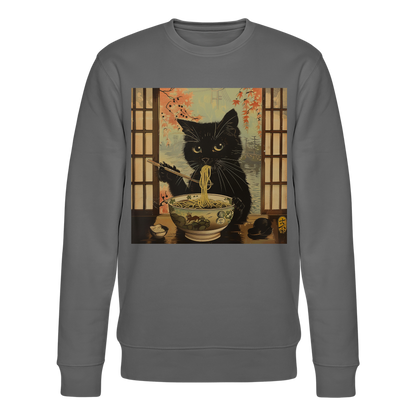 Ramenkatt, Ekologisk sweatshirt CHANGER unisex från Stanley/Stella - kolgrå