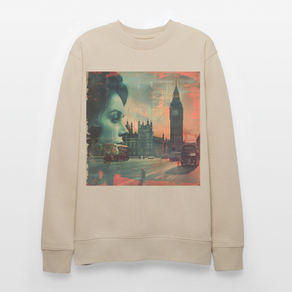 The Beat of London, Ekologisk sweatshirt CHANGER unisex från Stanley/Stella - beige