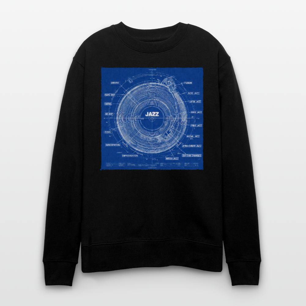 Kind of Blueprint, Ekologisk sweatshirt CHANGER unisex från Stanley/Stella - svart