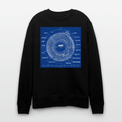 Kind of Blueprint, Ekologisk sweatshirt CHANGER unisex från Stanley/Stella - svart