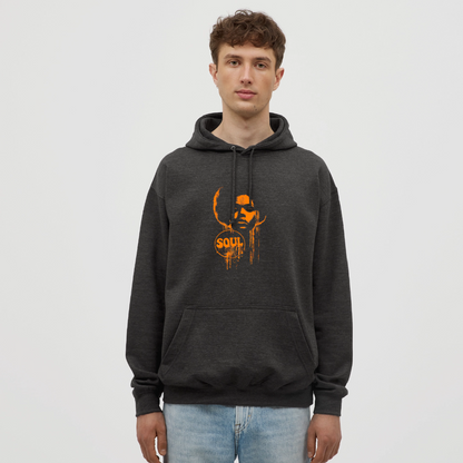 SOUL GLOW, Luvtröja unisex - kolgrå