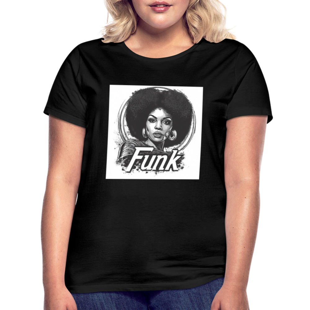 Funk Queen: Power in Motion, T-shirt dam - svart