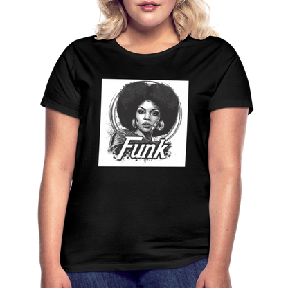 Funk Queen: Power in Motion, T-shirt dam - svart