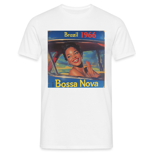 Isabela Costa, brazil 1966,  T-shirt herr - vit