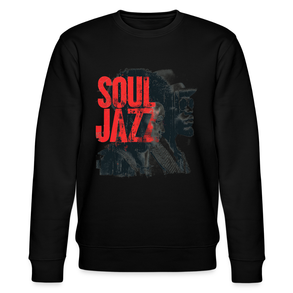 The Essence of Soul Jazz, Ekologisk sweatshirt CHANGER unisex från Stanley/Stella - svart
