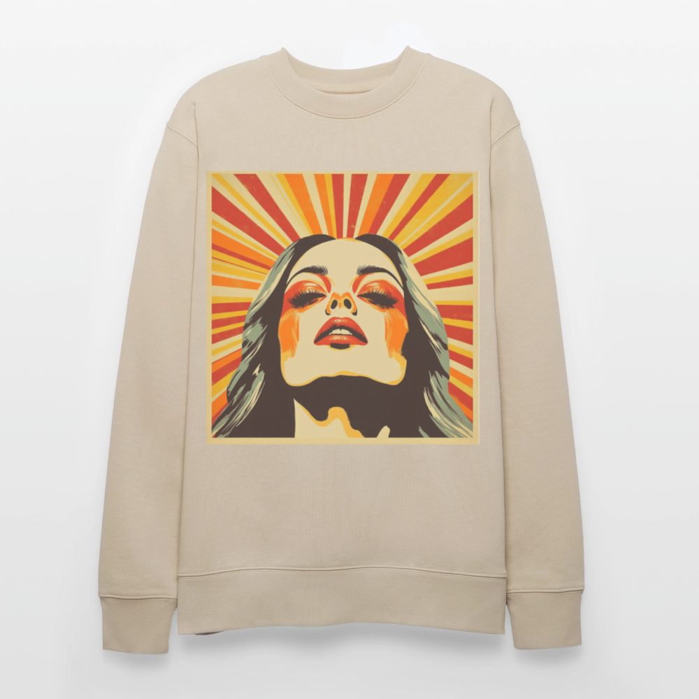 Sun Girl, Ekologisk sweatshirt CHANGER unisex från Stanley/Stella - beige