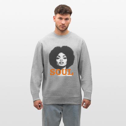 Soul PWR, Ekologisk sweatshirt CHANGER unisex från Stanley/Stella - gråmelerad