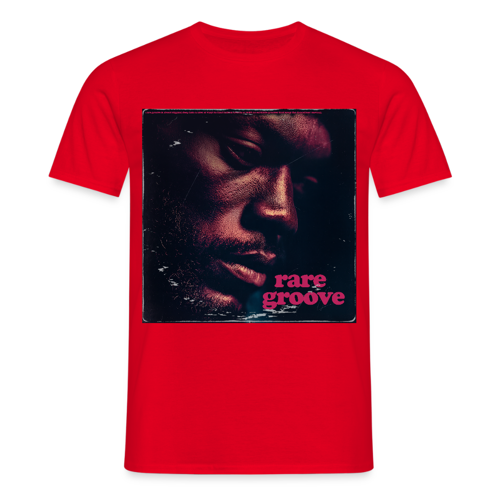 Groove Rare, T-shirt unisex - röd