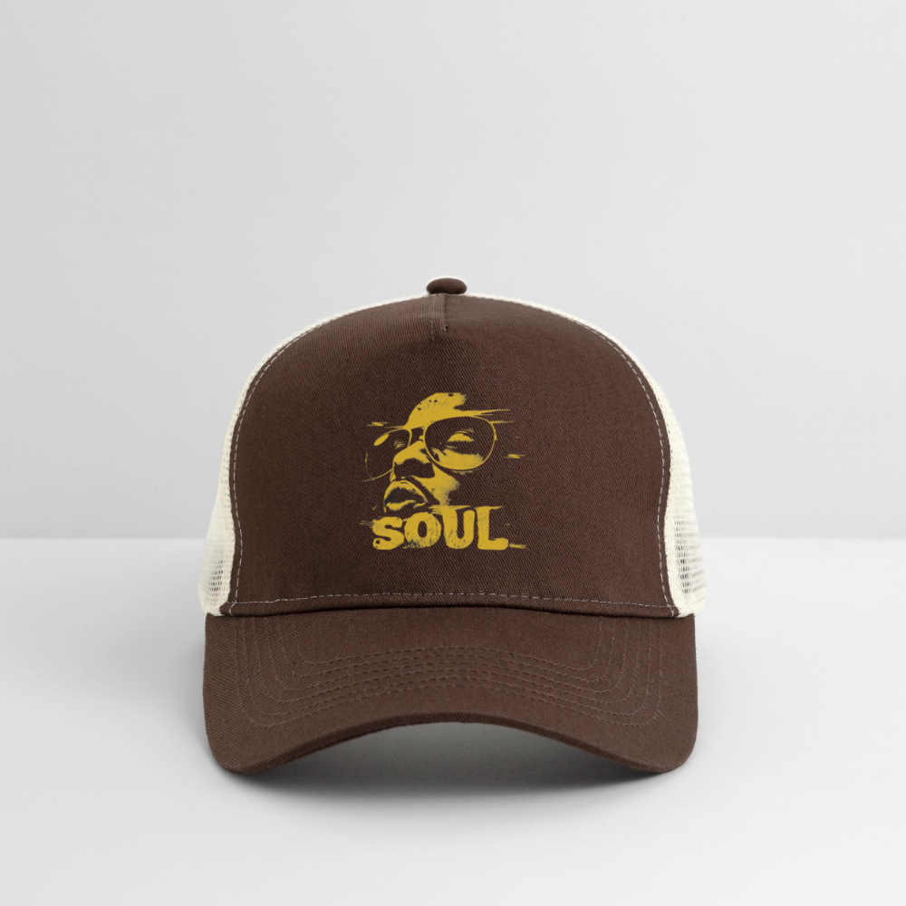 Funky Soul, Trucker Cap - brun/beige