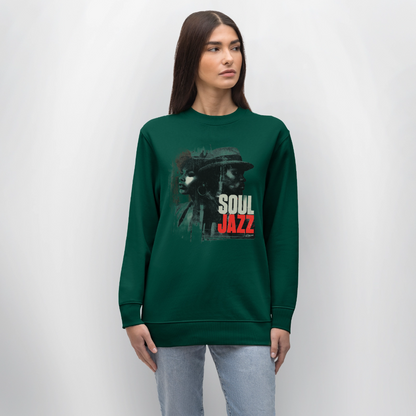 Soul Jazz Experience, Ekologisk sweatshirt CHANGER unisex från Stanley/Stella - skogsgrön
