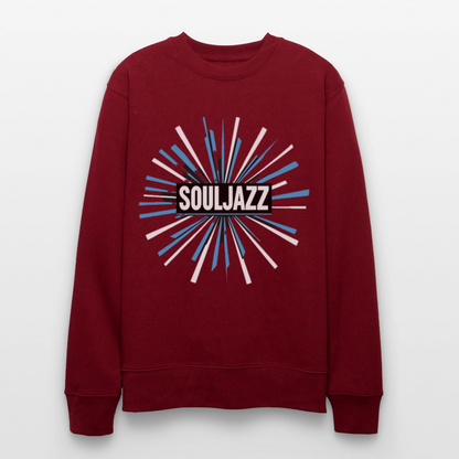 Jazz Meets Soul, Ekologisk sweatshirt CHANGER unisex från Stanley/Stella - vinröd