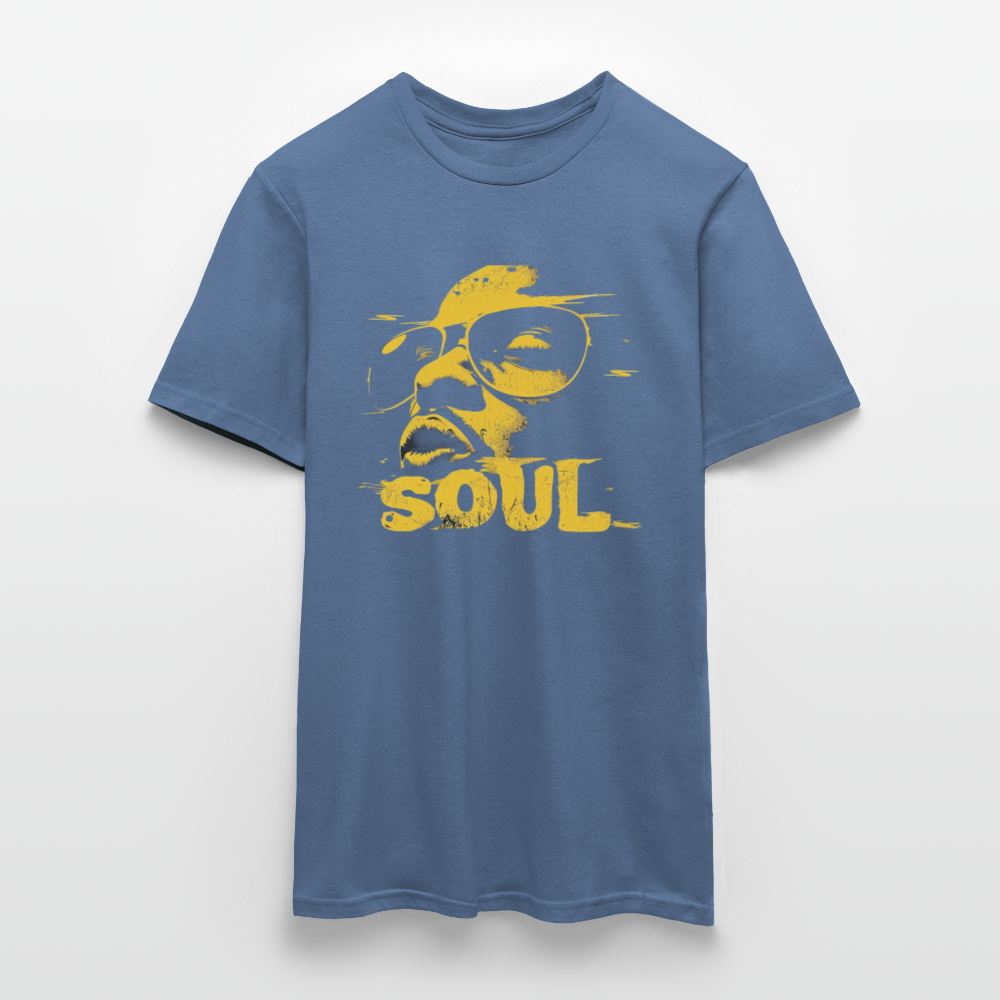 Funky Soul, T-shirt herr - duvblå 