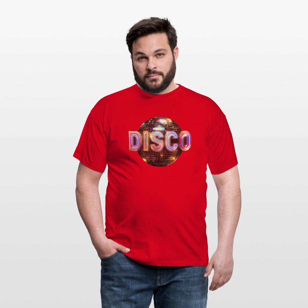 Disco Dreamscape, T-shirt herr - röd