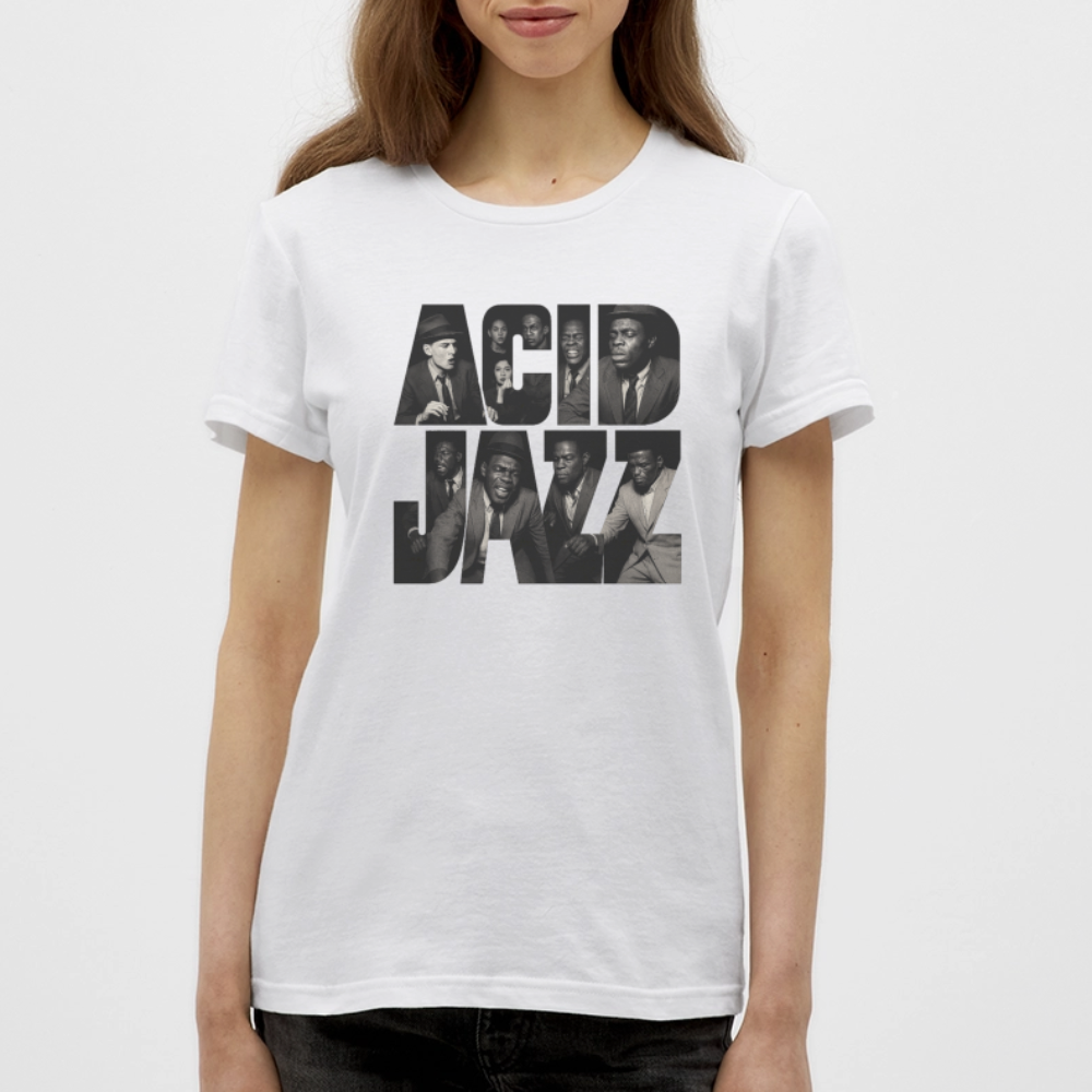80s Club Jazzdance, T-shirt dam - vit