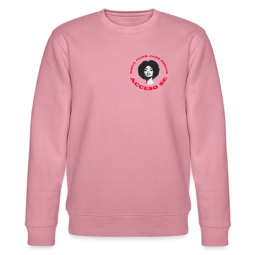 Where Music Lives – Powered by Acceso Family (small print), Ekologisk sweatshirt CHANGER unisex från Stanley/Stella - lila dröm