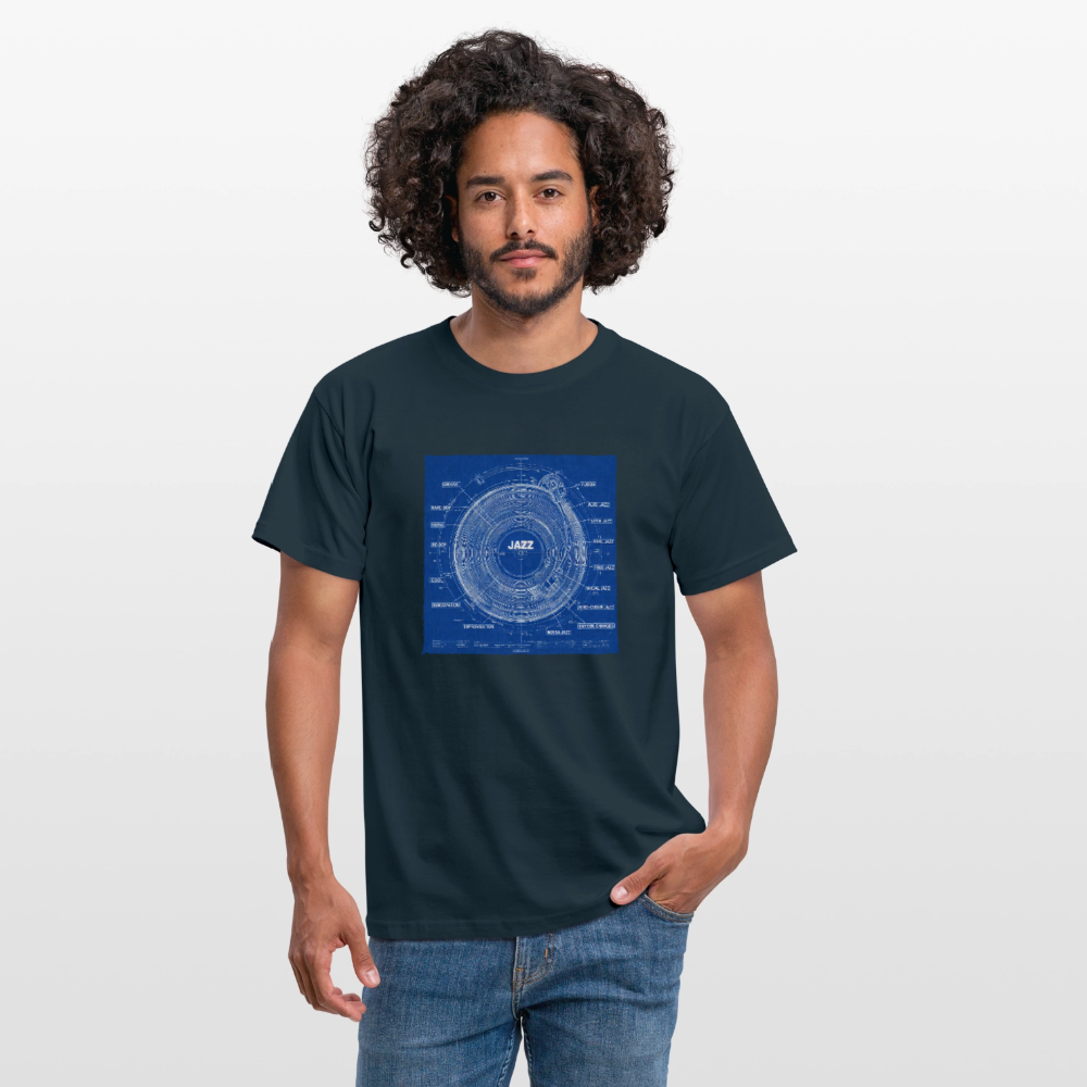 Kind of Blueprint, T-shirt unisex - marinblå
