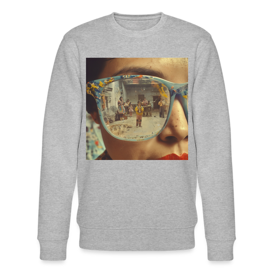 Reflektioner av Anderna, Ekologisk sweatshirt CHANGER unisex från Stanley/Stella - gråmelerad