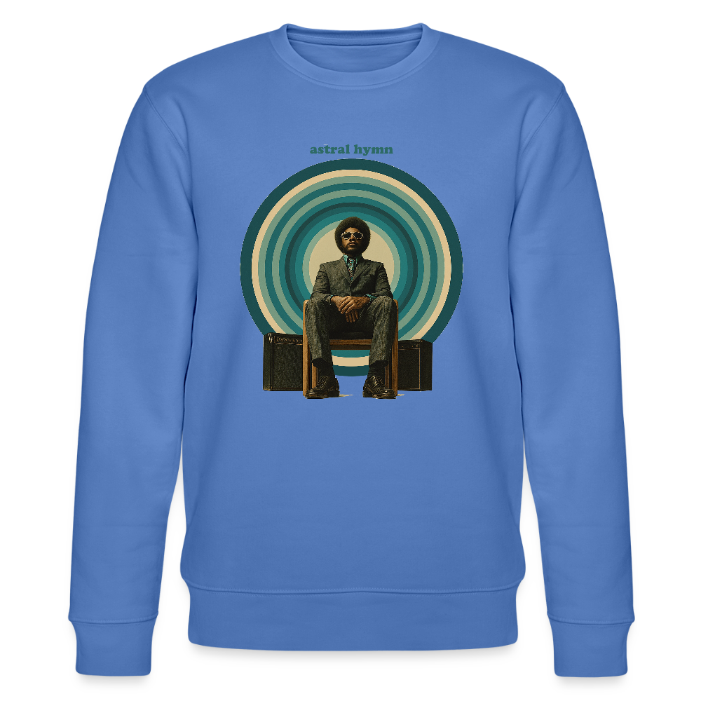 The Creator Has a Free Jazz Plan, Ekologisk sweatshirt CHANGER unisex från Stanley/Stella - blå