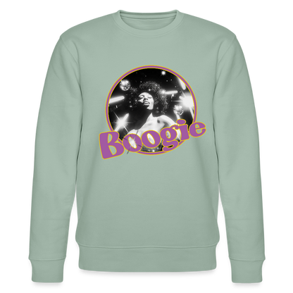 Electric Groove, Ekologisk sweatshirt CHANGER unisex från Stanley/Stella - ljus grågrön