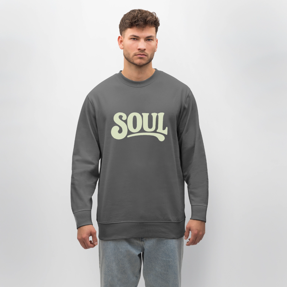 All About Soul, Ekologisk sweatshirt CHANGER unisex från Stanley/Stella - kolgrå