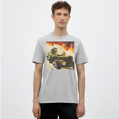 Ragg-Rex, T-shirt herr - gråmelerad