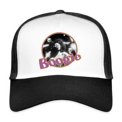 Electric Groove, Trucker Cap - vit/svart
