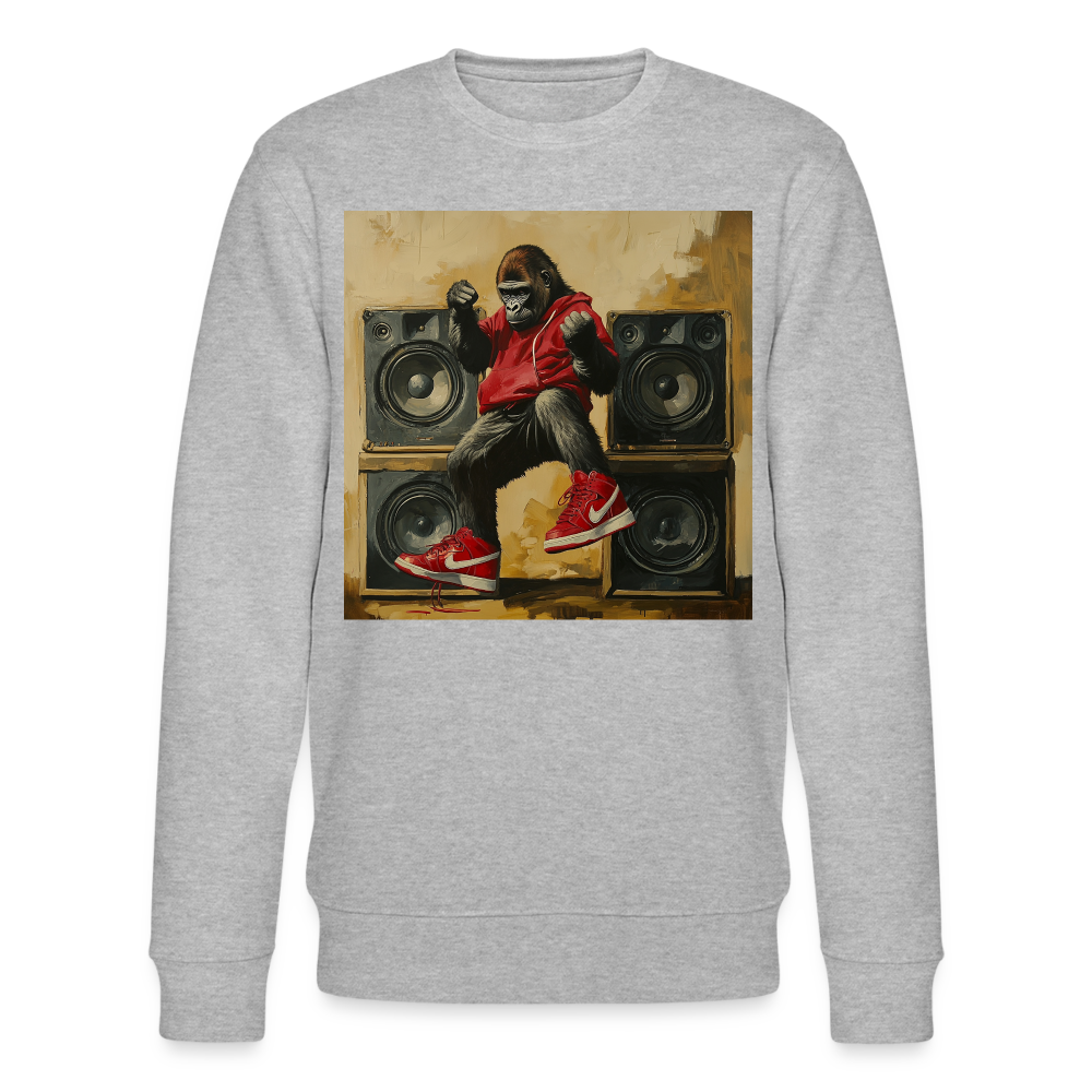 Stora Steg och Tunga Beats, Ekologisk sweatshirt CHANGER unisex från Stanley/Stella - gråmelerad