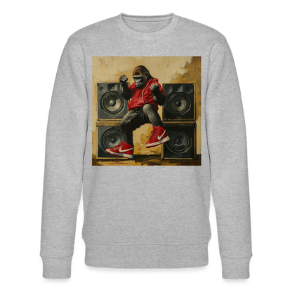 Stora Steg och Tunga Beats, Ekologisk sweatshirt CHANGER unisex från Stanley/Stella - gråmelerad