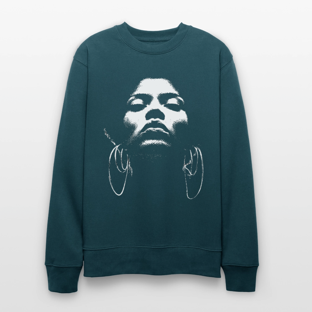 Beat Goddess, Ekologisk sweatshirt CHANGER unisex från Stanley/Stella - mörk petrol