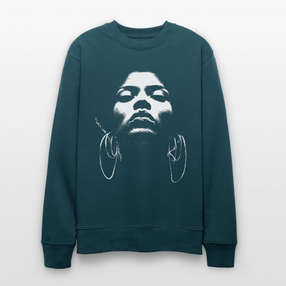 Beat Goddess, Ekologisk sweatshirt CHANGER unisex från Stanley/Stella - mörk petrol