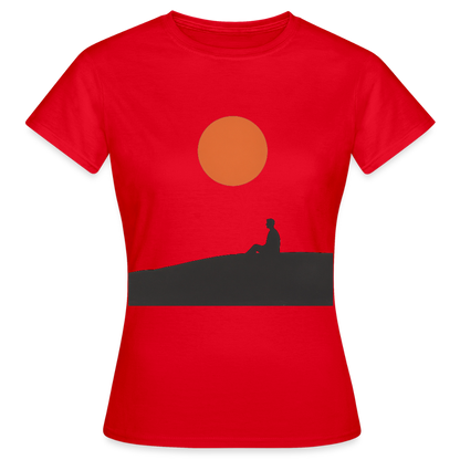 Under the sun, T-shirt dam - röd