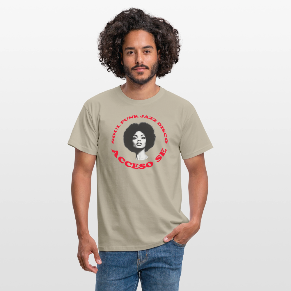 Where Music Lives – Powered by Acceso Family, T-shirt unisex - sandbeige