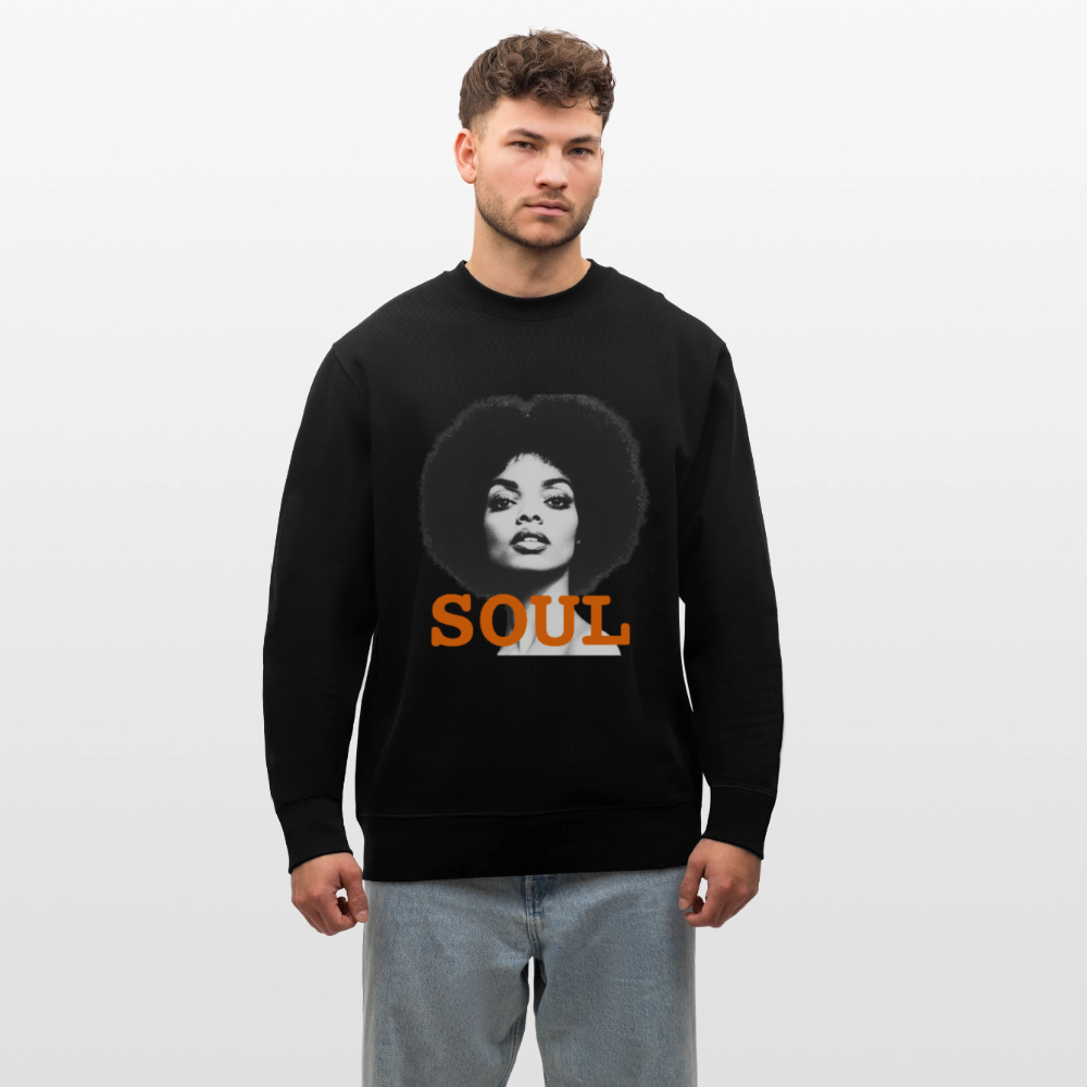 Soul PWR, Ekologisk sweatshirt CHANGER unisex från Stanley/Stella - svart