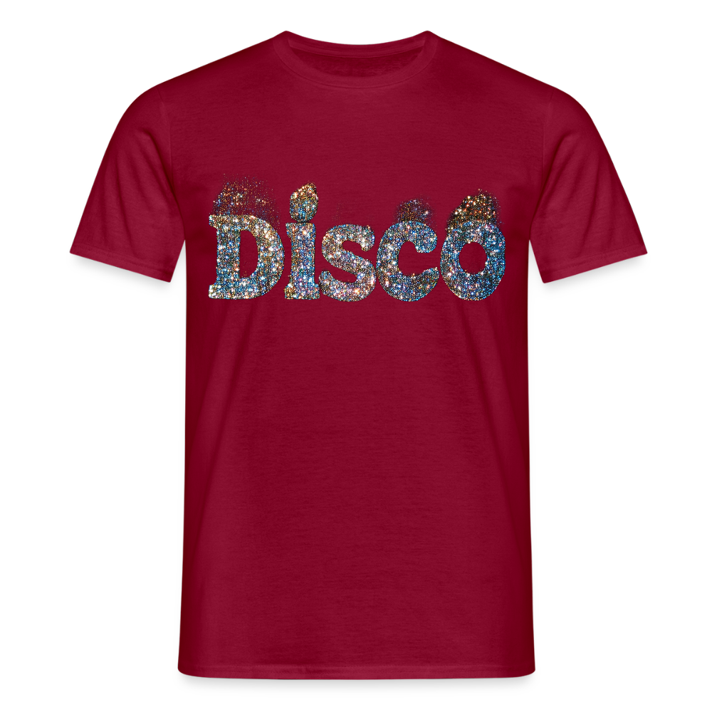 Star Dust, fades.T-shirt herr - tegelröd