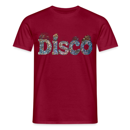 Star Dust, fades.T-shirt herr - tegelröd