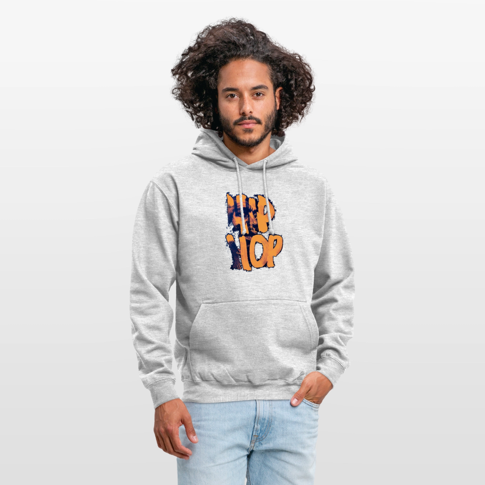 Raised on Boom Bap, Luvtröja unisex - ljusgråmelerad