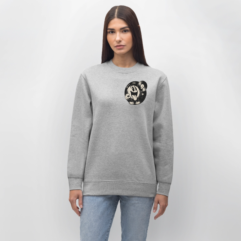 Groove Chaser, Ekologisk sweatshirt CHANGER unisex från Stanley/Stella - gråmelerad