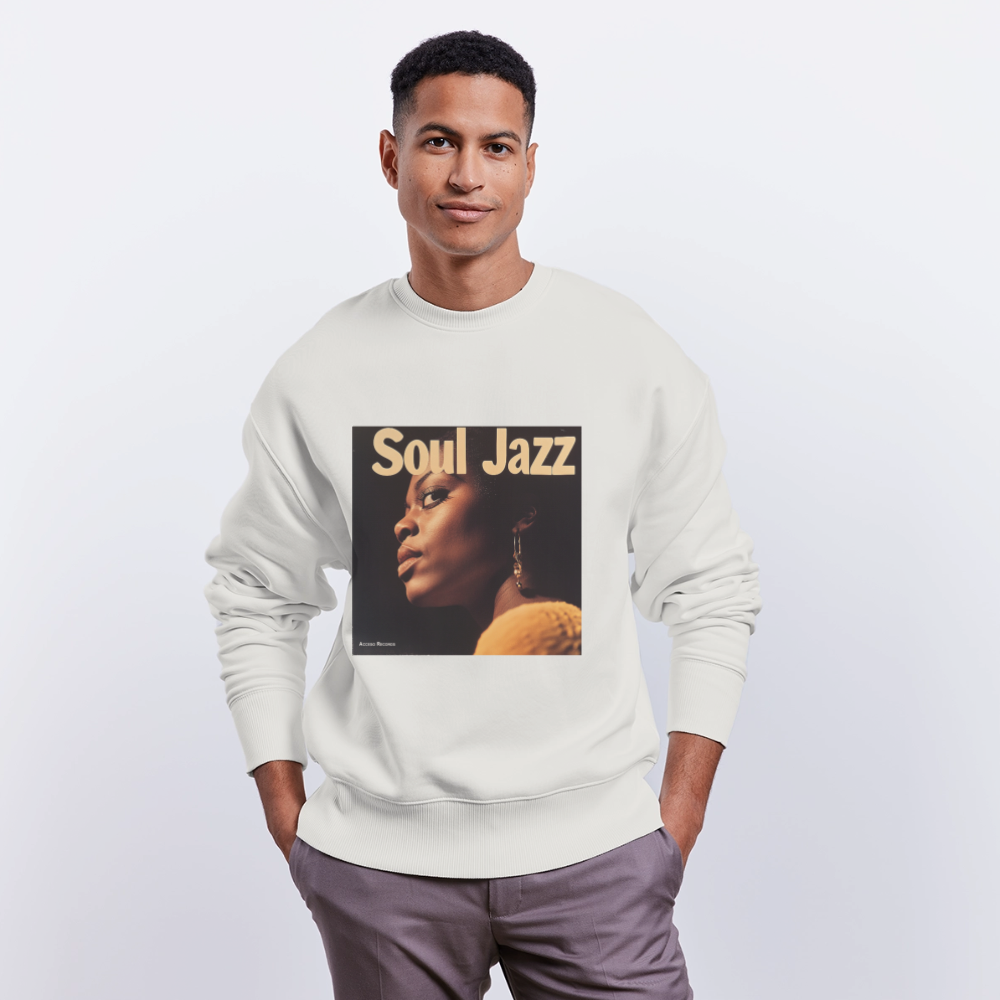 Acceso's Soul Groove: Jazz with a Beat, Ekologisk oversizetröja RADDER unisex från Stanley/Stella - OFF WHITE