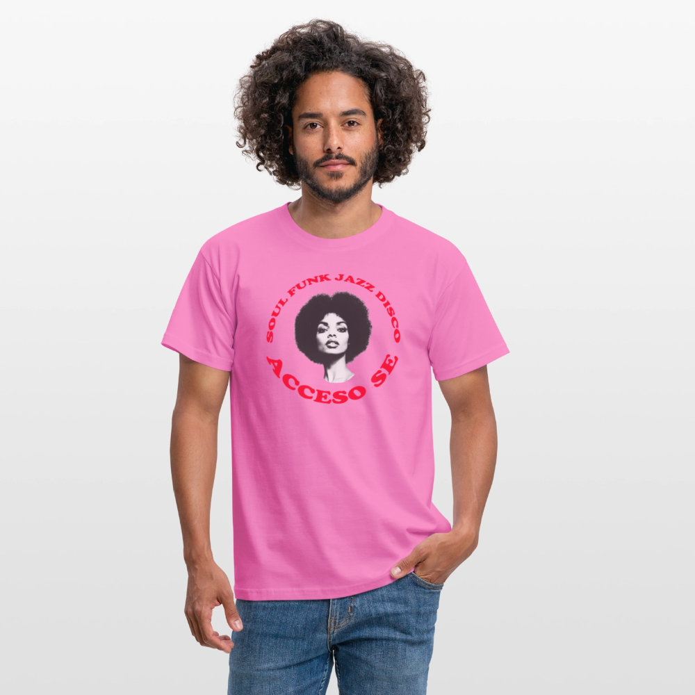 Where Music Lives – Powered by Acceso Family, T-shirt unisex - rosa