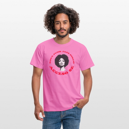 Where Music Lives – Powered by Acceso Family, T-shirt unisex - rosa
