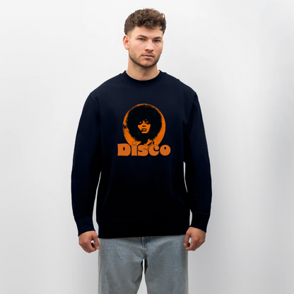 Disco Inferna, Ekologisk sweatshirt CHANGER unisex från Stanley/Stella - marinblått