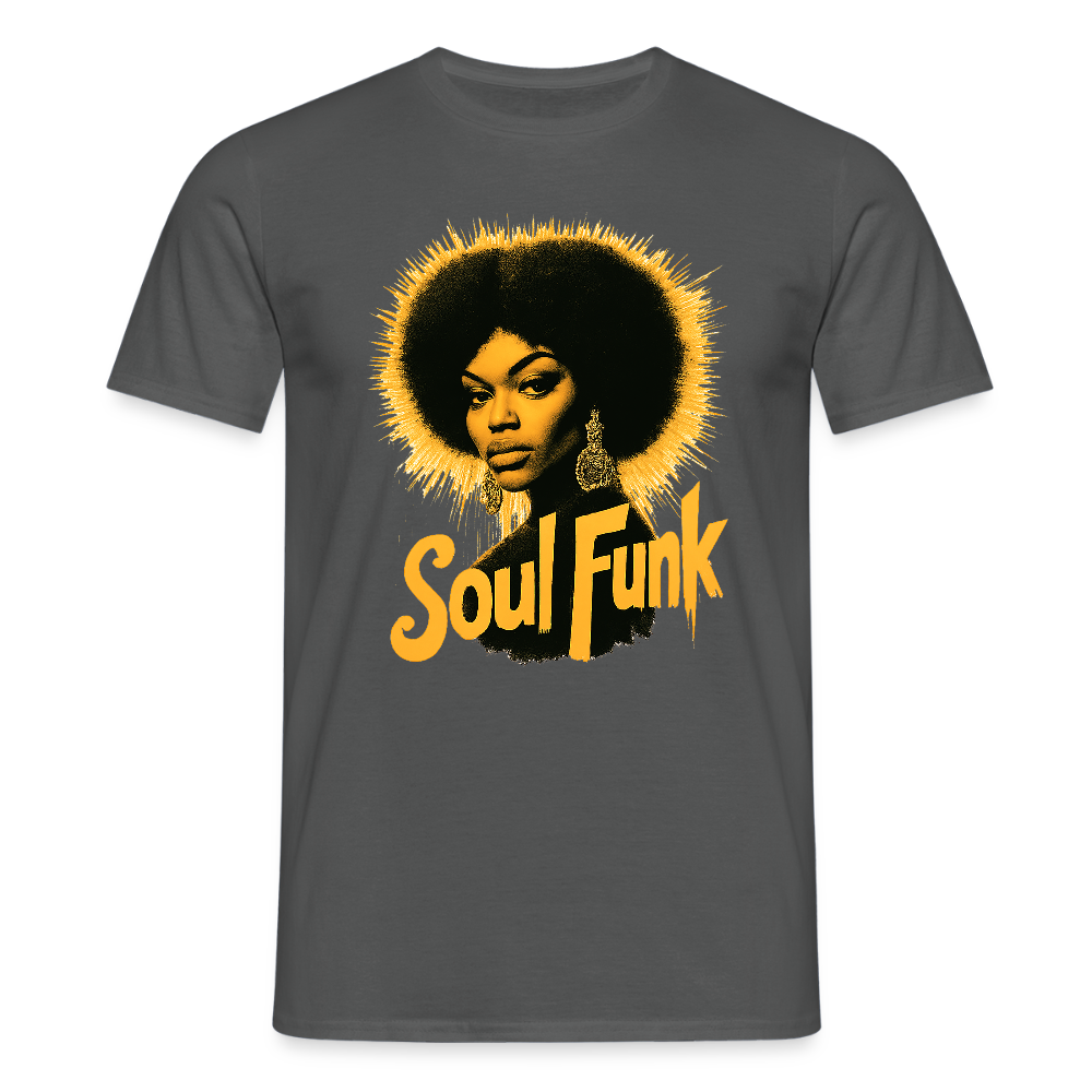 Soul Funk, T-shirt herr - kolgrå