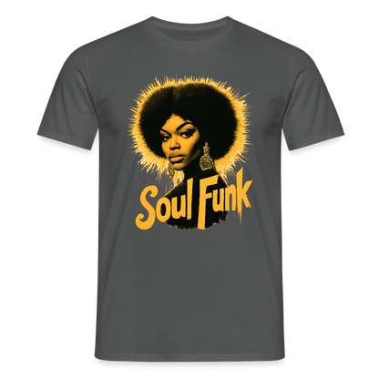 Soul Funk, T-shirt herr - kolgrå