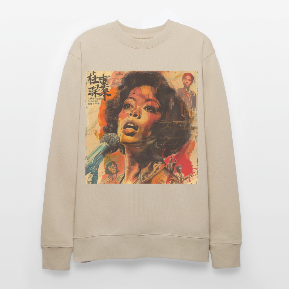 Soundtrack, Soul Undercover, Ekologisk sweatshirt CHANGER unisex från Stanley/Stella - beige